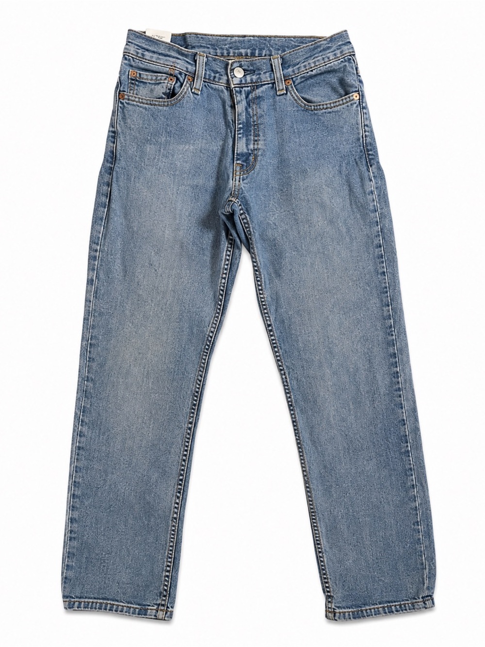 Levis 511 Jeans Mens 30x30 Blue Denim Slim Fit Medium Stone Wash Red Tab Stretch